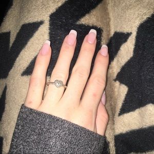 David Yurman heart diamond ring